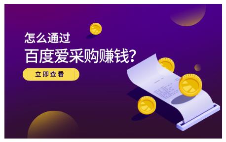 大王·怎么通过百度爱采购赚钱，已经通过百度爱采购完成200多万的销量-锦年学吧