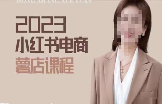 2023小红书电商课，新手小白从0~1玩转小红书薯店电商-锦年学吧