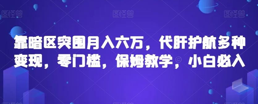 靠暗区突围月入六万，代肝护航多种变现，零门槛，保姆教学，小白必入【揭秘】-锦年学吧