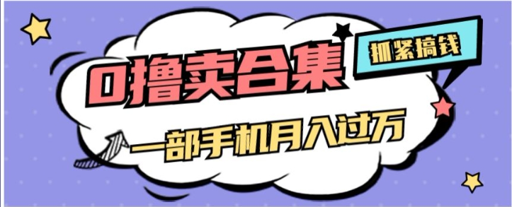 0撸项目月入过万，售卖全套ai工具合集，一单29.9元，一部手机即可【揭秘】-锦年学吧