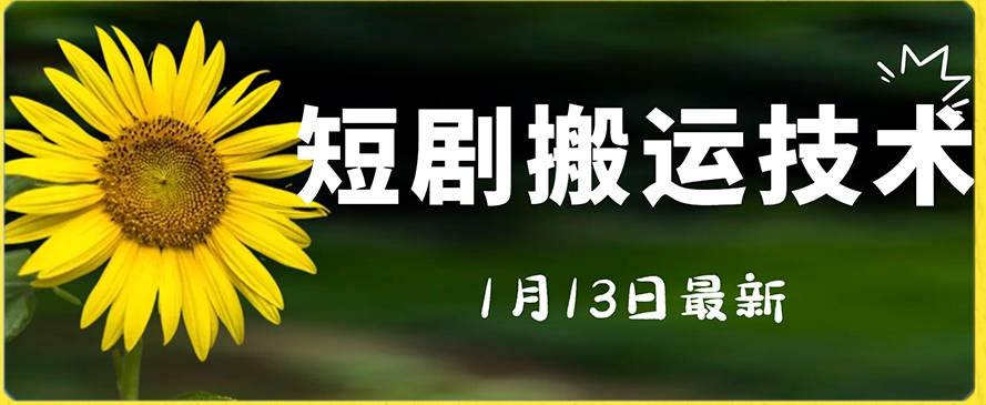 最新短剧搬运技术，电脑手机都可以操作，不限制机型-锦年学吧