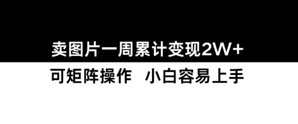 小红书【卖图片】一周累计变现2W+小白易上手-锦年学吧