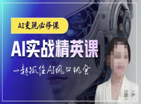 AI实战精英课，chatgptAI实战教程，一起抓住AI风口的机会-锦年学吧